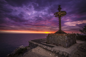 bunker del Montgó al amanecer en costa brava