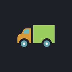 Truck computer symbol