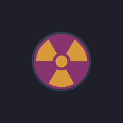 Radiation computer symbol