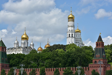Fototapeta na wymiar Churches Of The Moscow Kremlin.