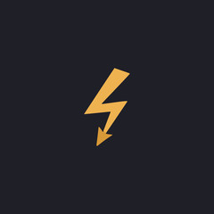 Lightning computer symbol