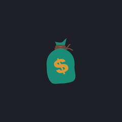 Money bag computer symbol