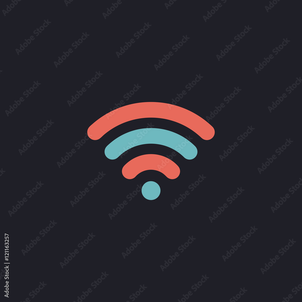 Poster wireless zone computer symbol
