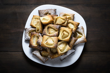 plate full of cookies
