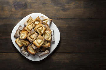 plate full of cookies