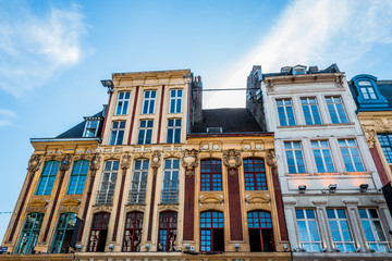 Fototapeta na wymiar Immeuble du centre du vieux Lille