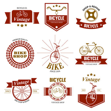Bicycle Shop and Repair Logo