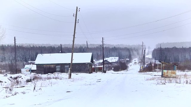 Street That Goes Through the Village and up to the Hill