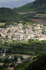 Fototapeta na wymiar Village d'Aguessac