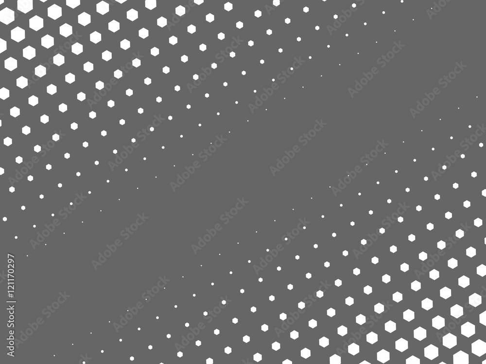 Aufkleber abstract vector halftone texture of white dots in linear arrangement on grey background. two side di