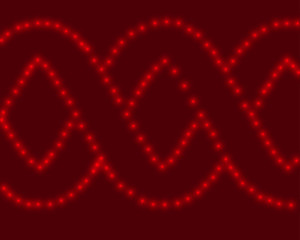 Abstract DNA spiral, molecule structure.