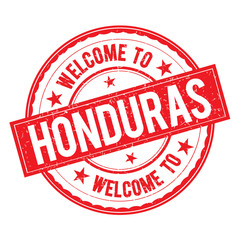 Welcome to HONDURAS Stamp Sign Vector.