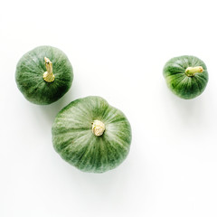 pumpkin arrangement. flat lay autumn wallpaper