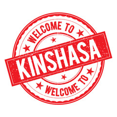 Welcome to KINSHASA Stamp Sign Vector.