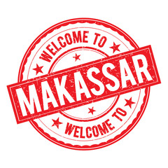 Welcome to MAKASSAR Stamp Sign Vector.