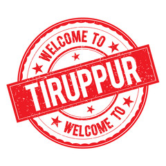 Welcome to TIRUPPUR Stamp Sign Vector.