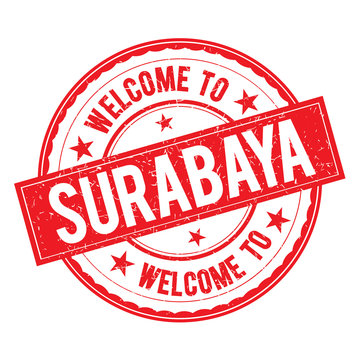 Welcome to SURABAYA Stamp Sign Vector.