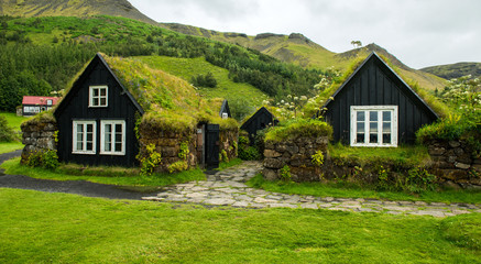 Fototapeta na wymiar Icelandic houses