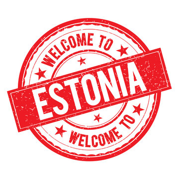 Welcome to ESTONIA Stamp Sign Vector.