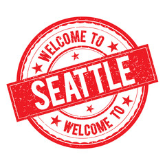Welcome to SEATTLE Stamp Sign Vector.