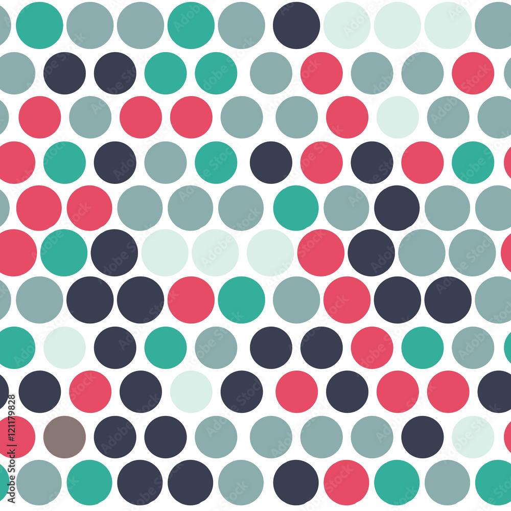 Poster seamless stylish geometric pattern. vector illustration with concentric circles various color.
