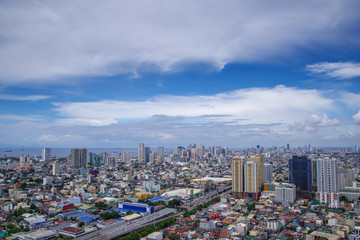 Fototapeta na wymiar Metro Manila Philippines Skyline view