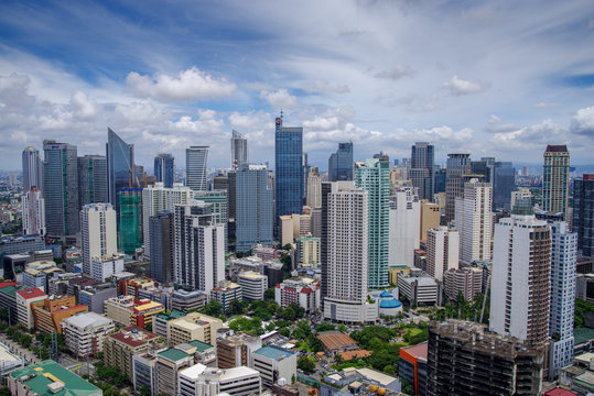 Metro Manila Philippines Skyline view