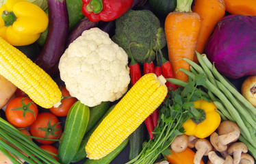 Vegetables background
