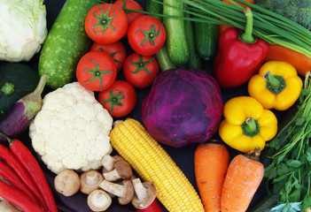 Vegetables background