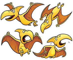 Vector illustration of Dinosaurs Cartoon Character Set © sararoom