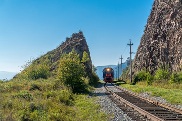 Tourist train rides on the Circum-Baikal Railway