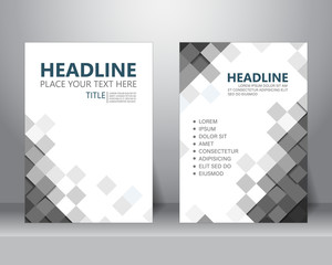 brochure flyer design template. vector