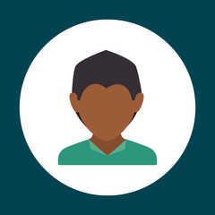 avatar social media isolated icon design, vector illustration graphic