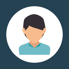 avatar social media isolated icon design, vector illustration graphic