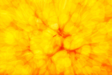 bokeh from an orange texture as a background object