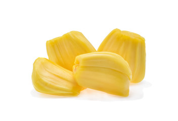 Ripe Jackfruit isolated on white background