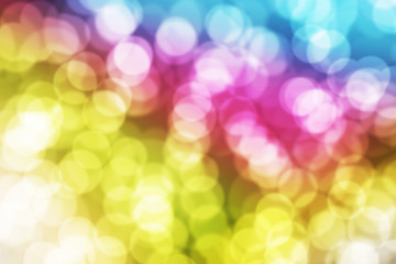 abstract, colourful bokeh background