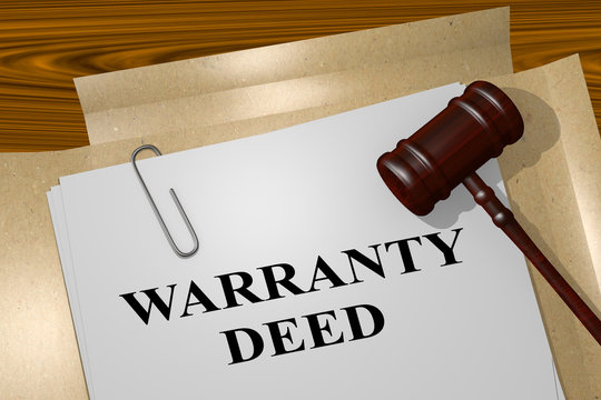 Warranty Deed - legal concept