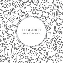 Education Vector background