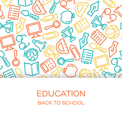 Education Vector background