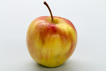 apple on white table