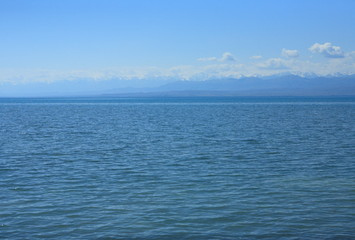 Obraz premium Lake Issyk-Kul, Ysyk-Kol, Kyrgyz , kyrgyzstan
