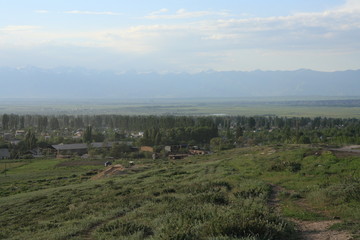 Obraz premium Landscape, Karakol, Issyk-Kul Region, Kyrgyz, Kyrgyzstan