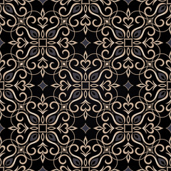 Vector seamless texture in Eastern style.228