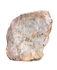 Stone, Isolated on a white background.