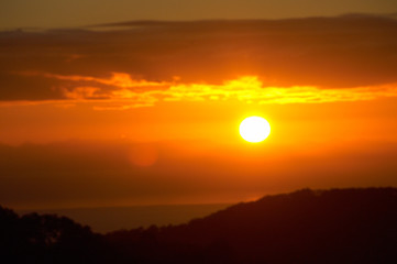 オロフレ峠の日の出