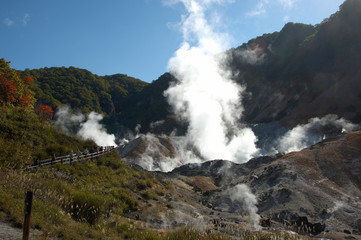登別温泉地獄谷 