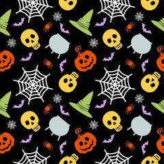 halloween pattern color