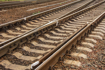 Two parallel rails