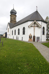 Naklejka premium Church of Hachiville